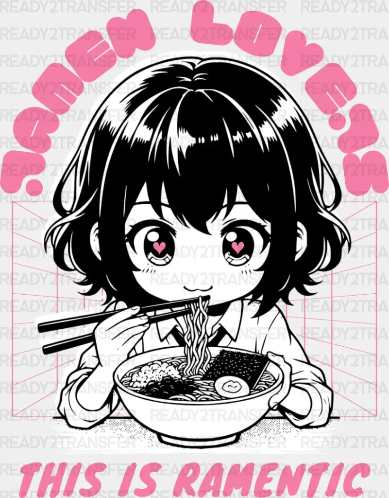 Ramen Lovers - Anime Dtf Heat Transfer