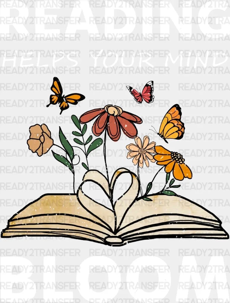 Reading Bloom Dtf Transfer