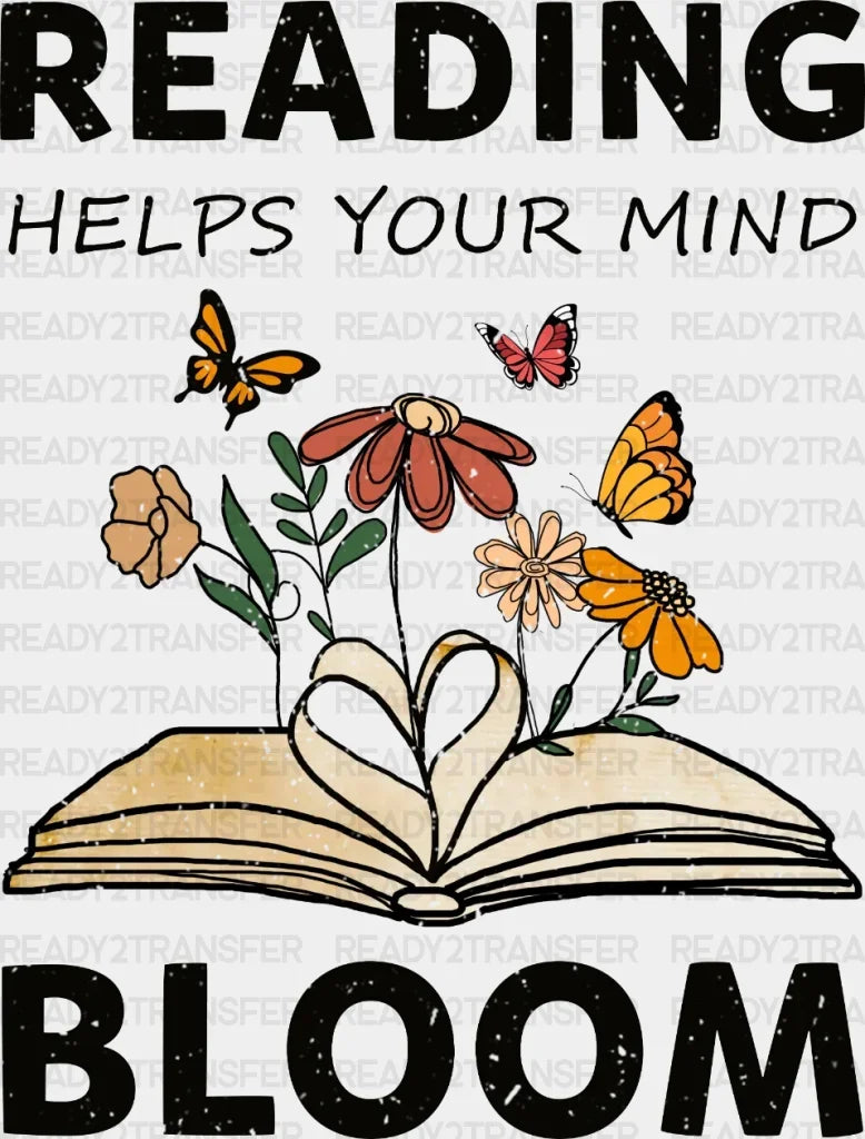 Reading Bloom Dtf Transfer