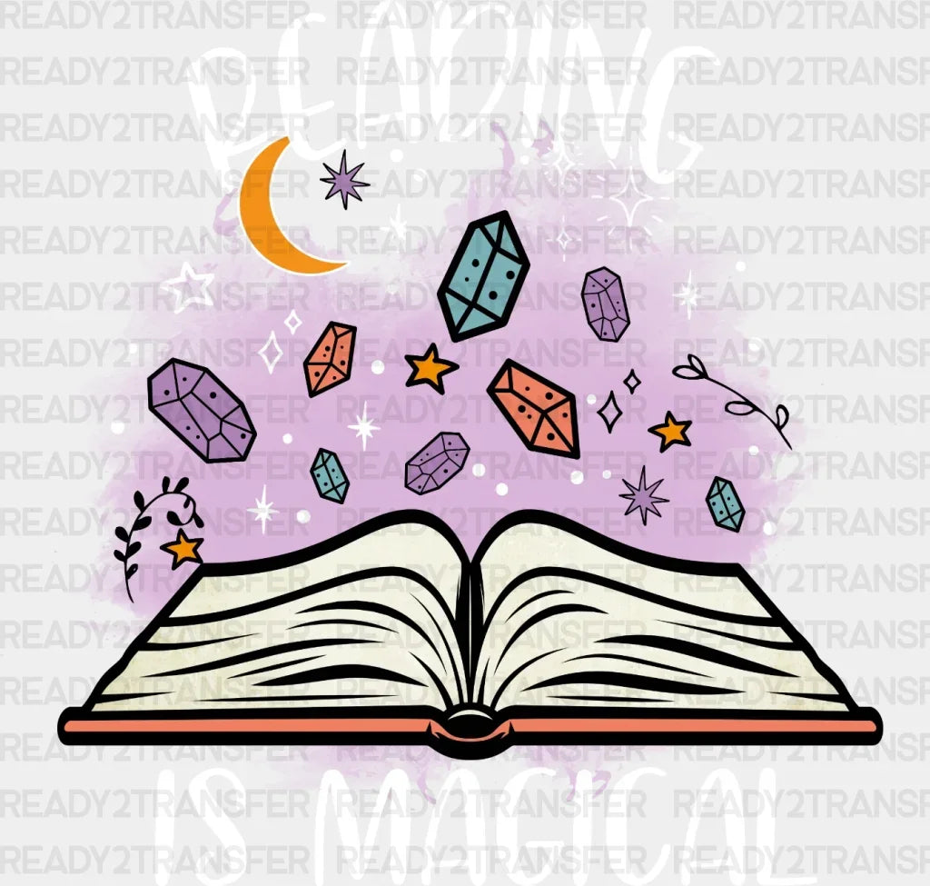 Reading Is Magical Dtf Transfer
