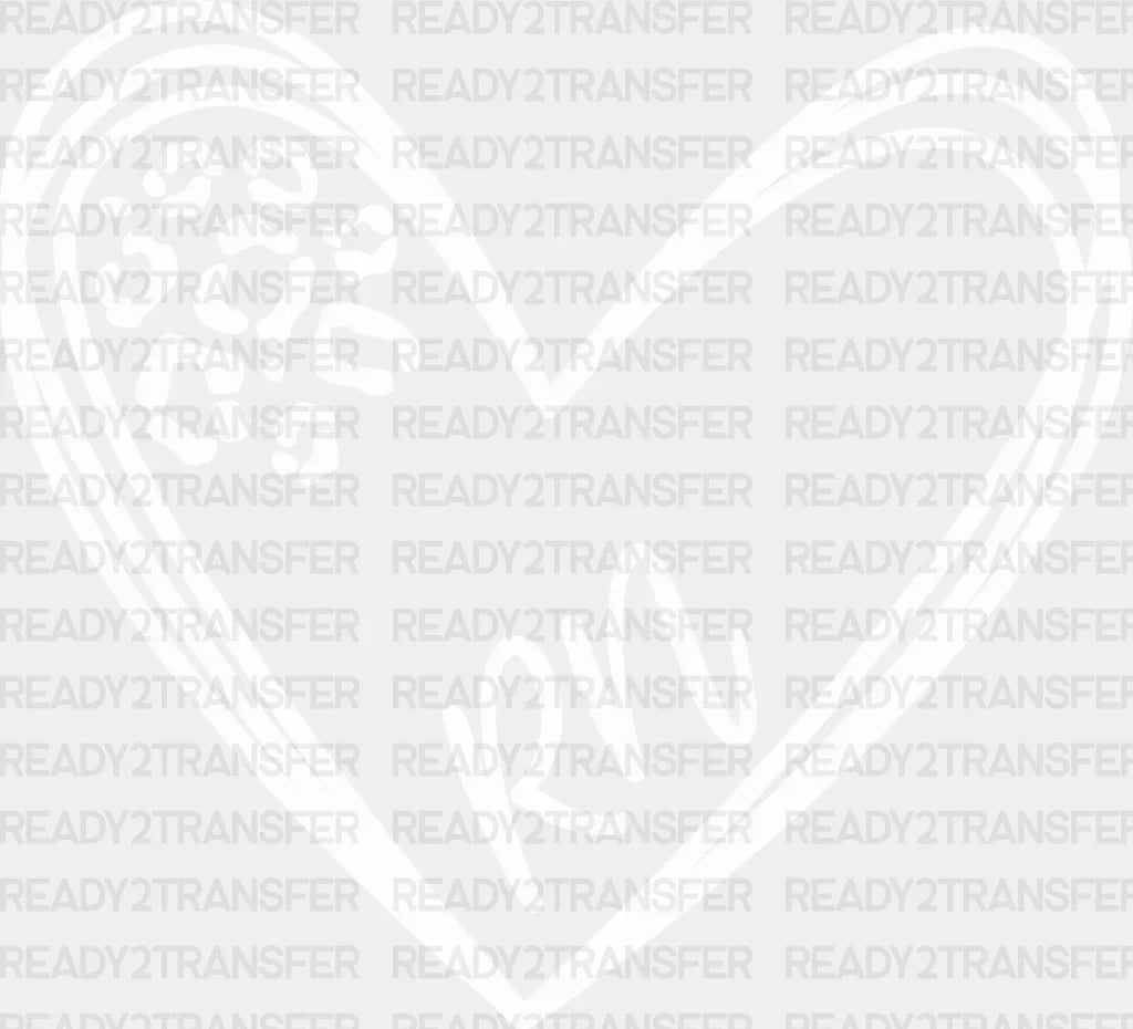 RN Heart DTF Transfer ready2transfer