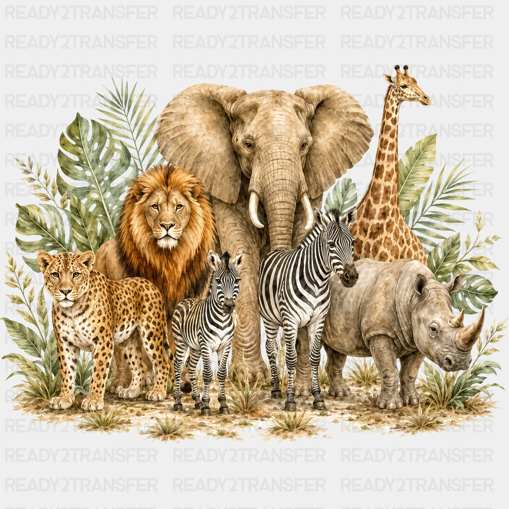 Safari Animals - Animals DTF Transfers