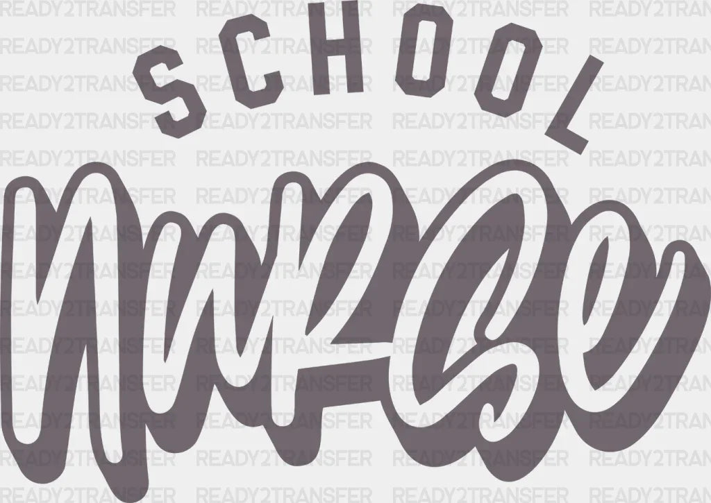 School Nurse Design - Dtf Transfers