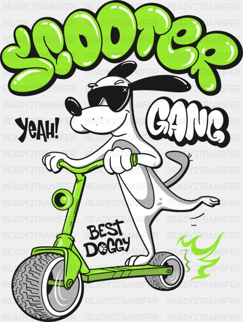 Scooter Gang - Funny DTF Transfer