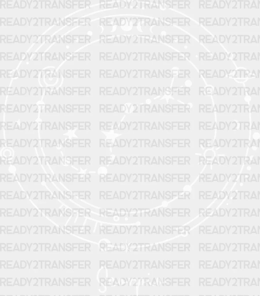 Scorpio Constellation Design - Zodiac Dtf Transfer Adult Unisex S & M (10’’) / Light Color (See