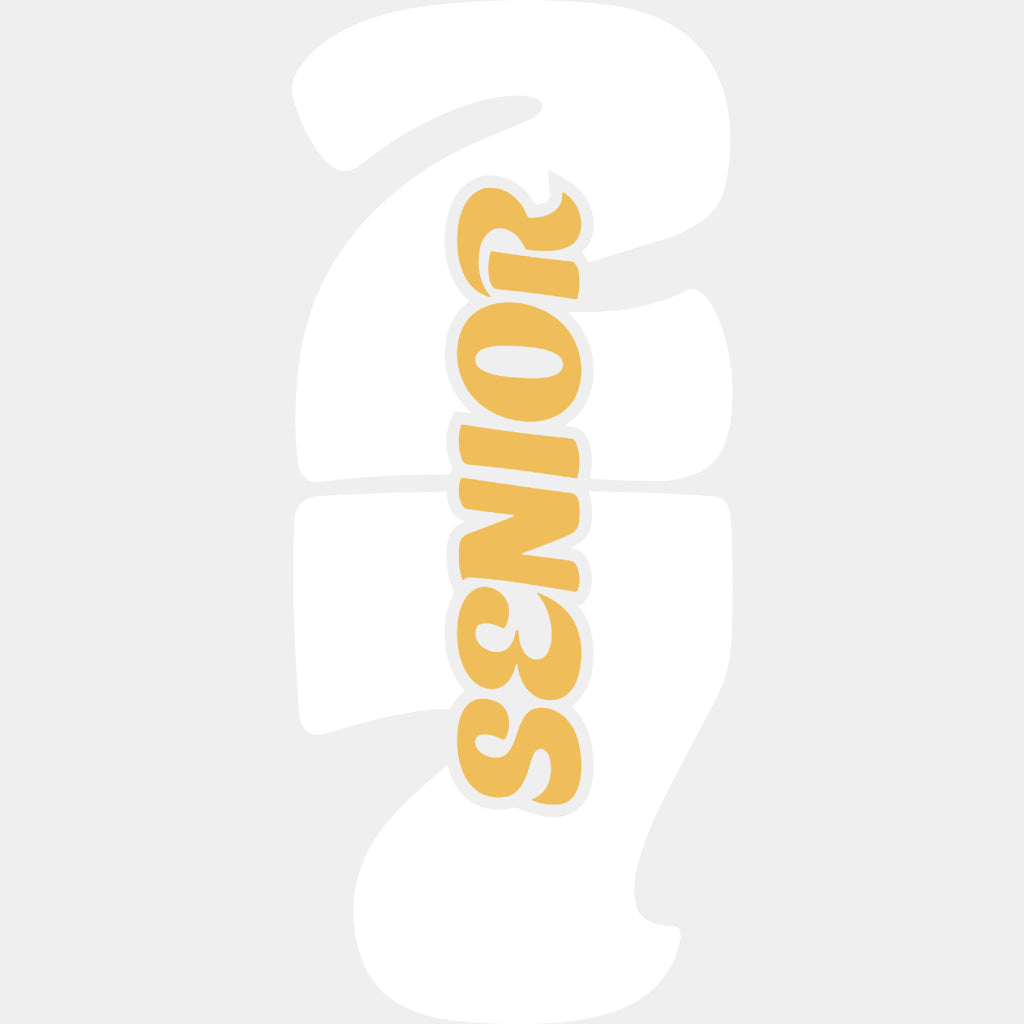 Senior 27 B&W - Senior DTF Transfers - Adult Unisex - S & M (10’’) / Light Color Design (See Imaging)
