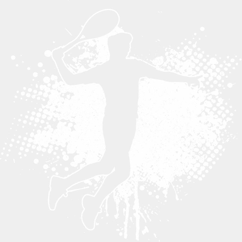 Serving, Dotted Design - Tennis DTF Transfers ready2transfer Light Color Design (See Imaging)