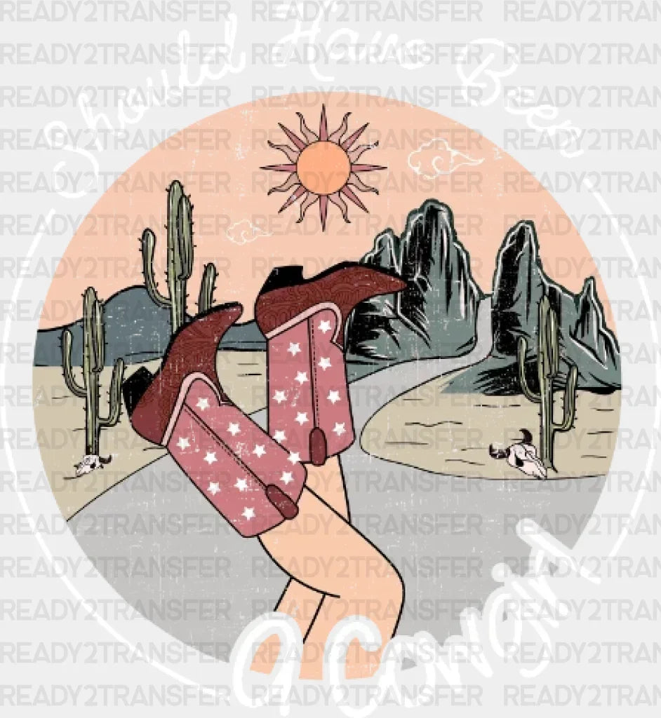 Should Have Been A Cowgirl Dtf Transfer