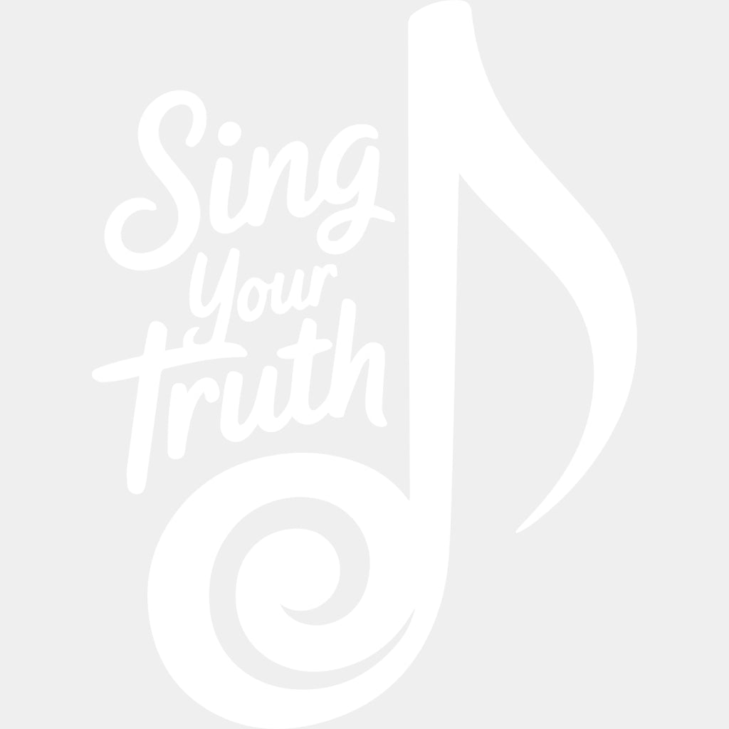 Sing Your Truth - Music DTF Transfers ready2transfer Light Color Design (See Imaging)