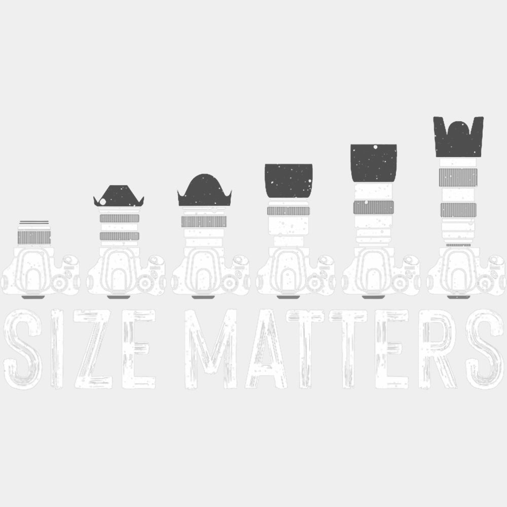 Size Matters - Photography DTF Transfers ready2transfer Light Color Design (See Imaging)