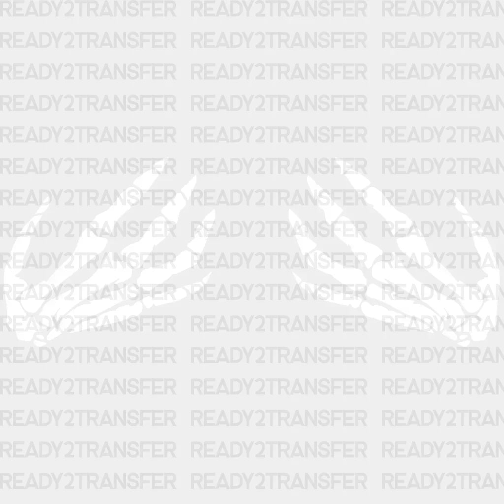 Skeleton Hand Dtf Transfer