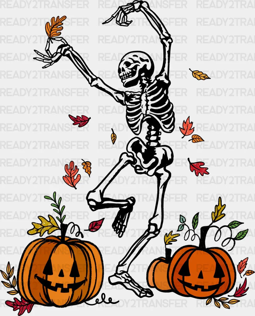 Skeleton Leaf DTF Transfer ready2transfer