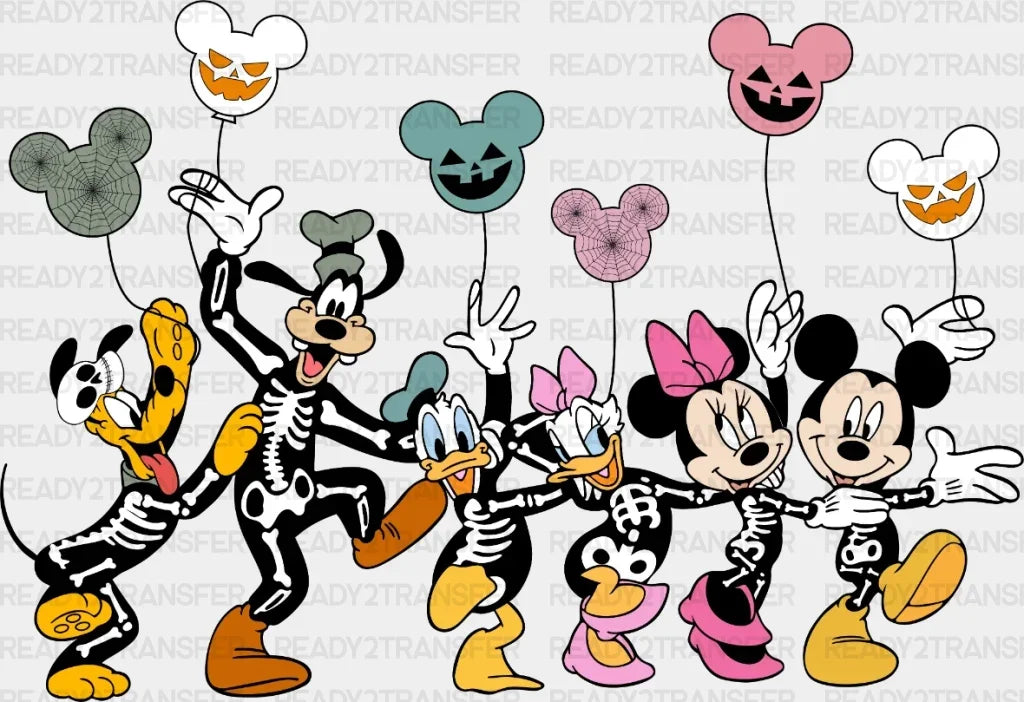 Skeletor Cartoon Characters Dtf Transfer