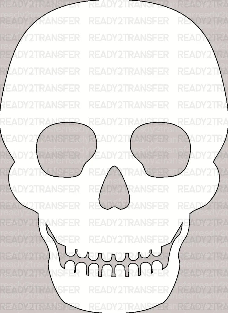 SKULL DTF Transfer - ready2transfer