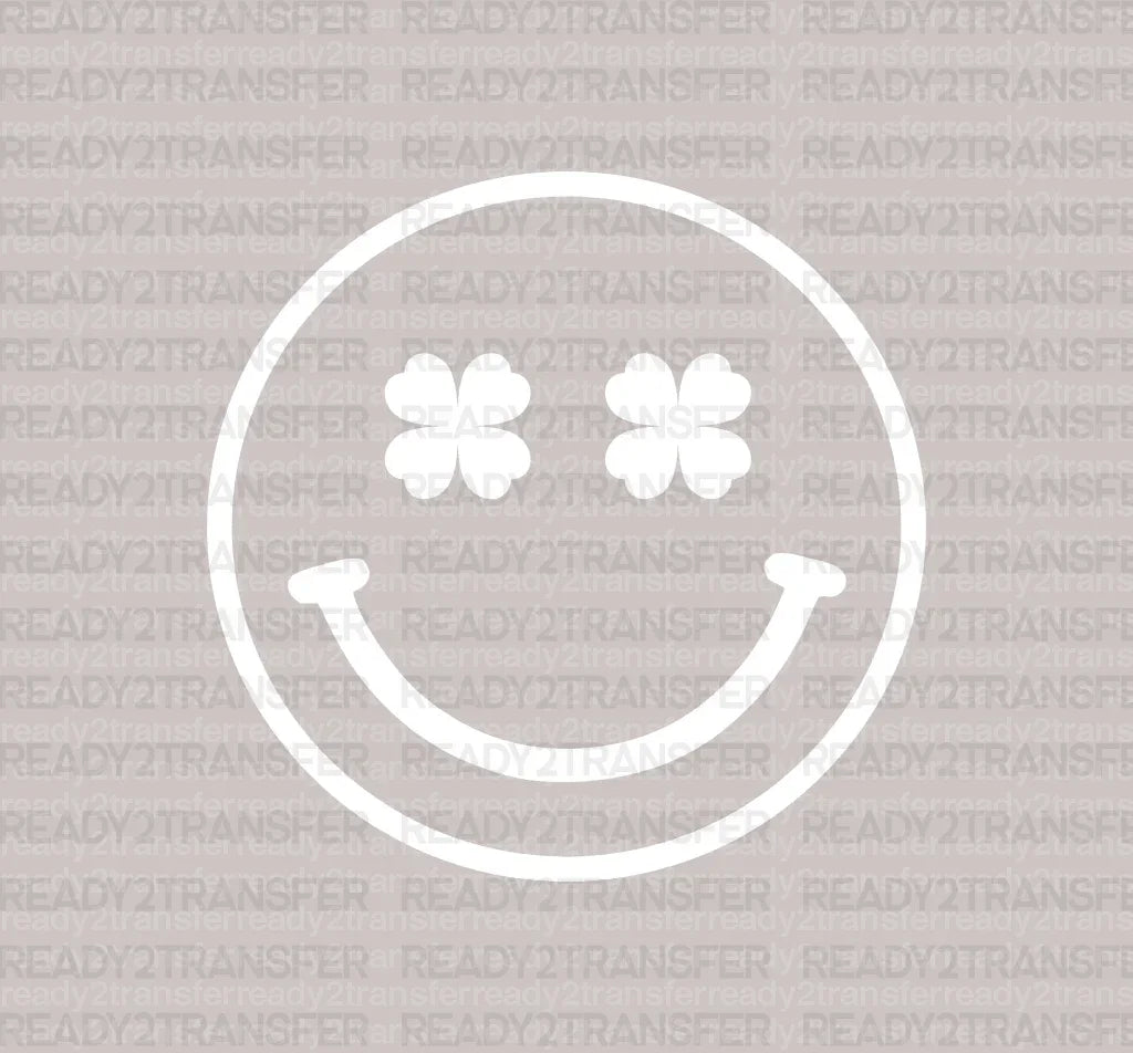 SMILEY CLOVER DTF Transfer - ready2transfer