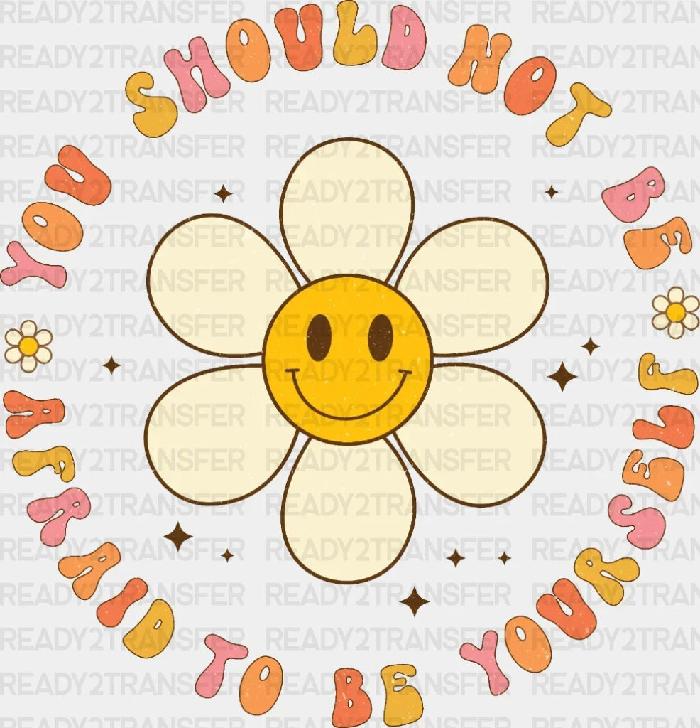 Smiley Face Daisy Dtf Transfer