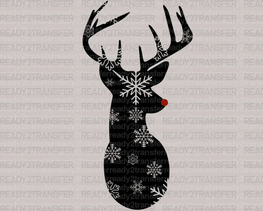 Solo Deer DTF Transfer ready2transfer Black