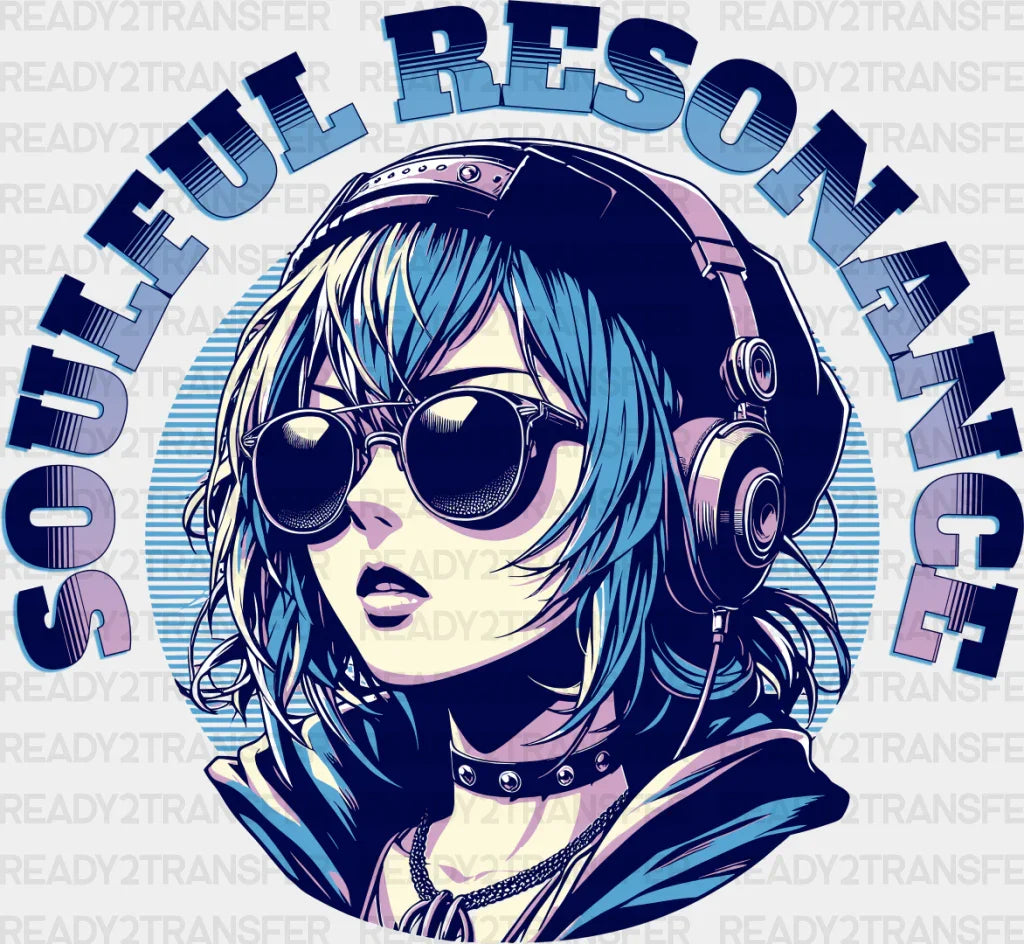 Soulful Resonance - Anime Dtf Heat Transfer