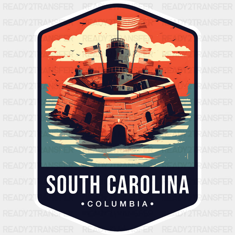 South Carolina Columbia - States & Cities DTF Transfer ready2transfer