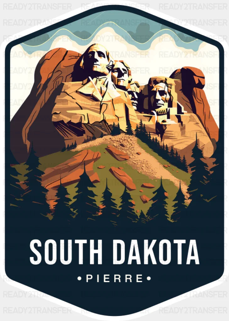 South Dakota Pierre - States & Cities DTF Transfer