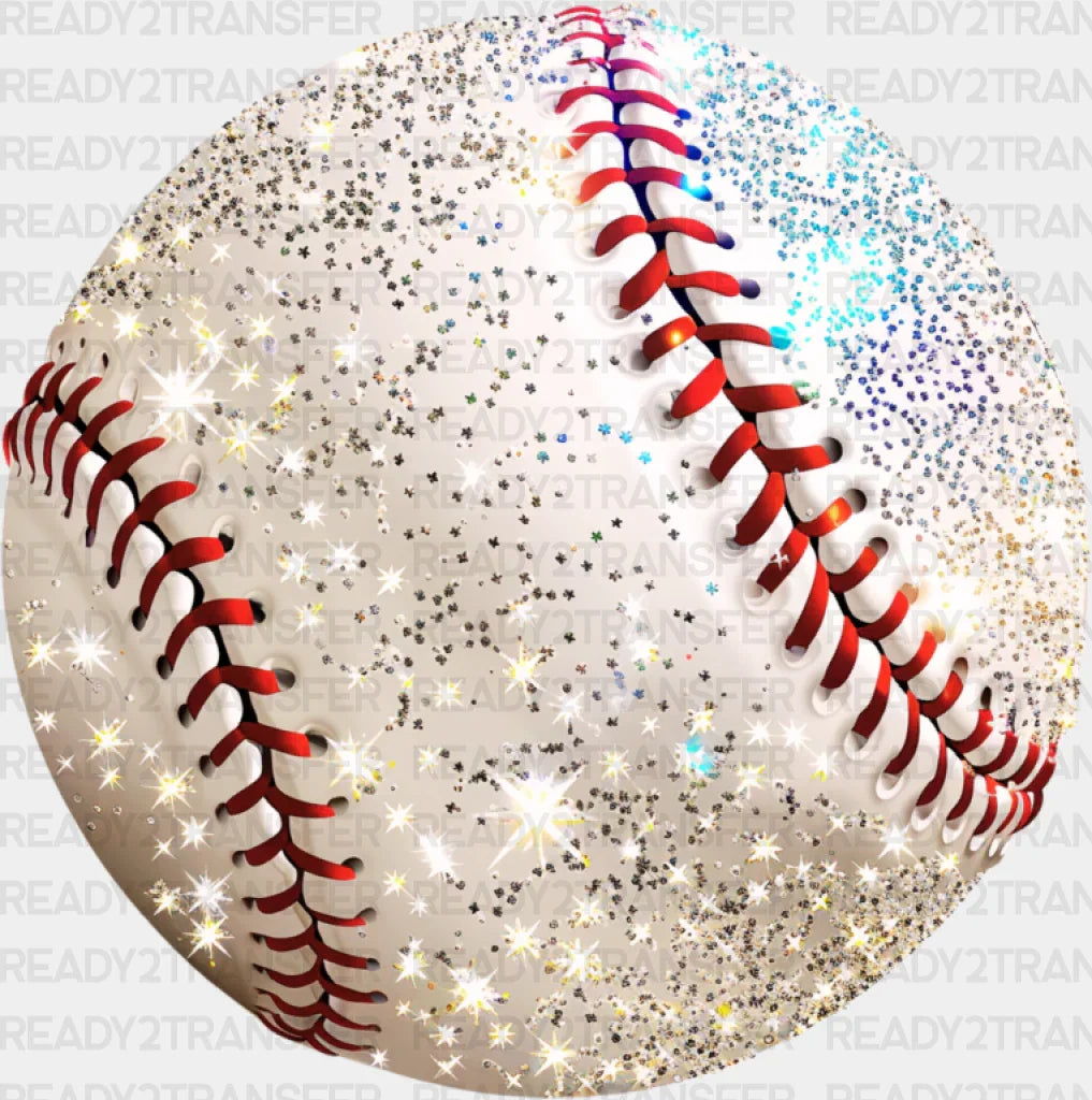 Sparkly Baseball - Dtf Transfer