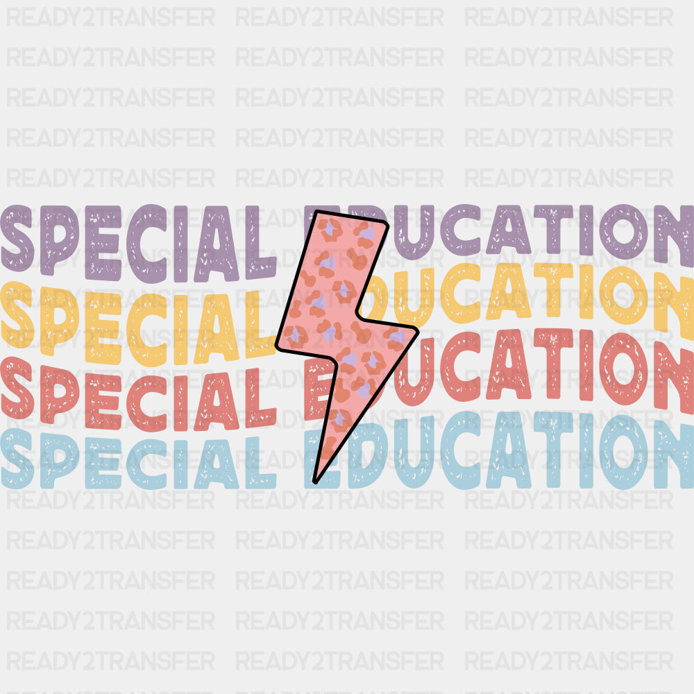 Special Education, Wavy Design - Special ED DTF Transfers ready2transfer