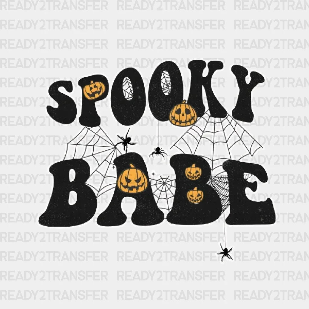 SPOOKY BABE DTF Transfer ready2transfer