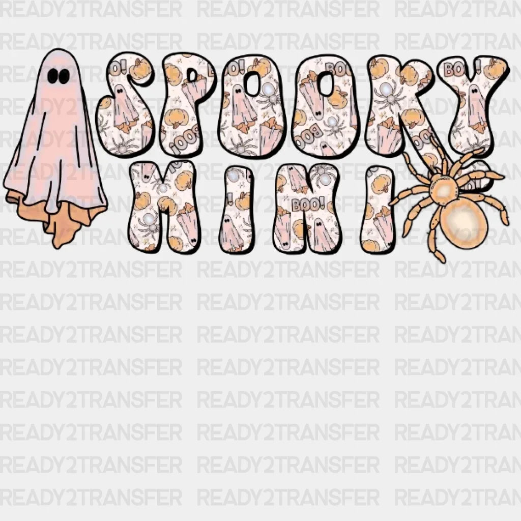 Spooky Mini Spider Dtf Transfer