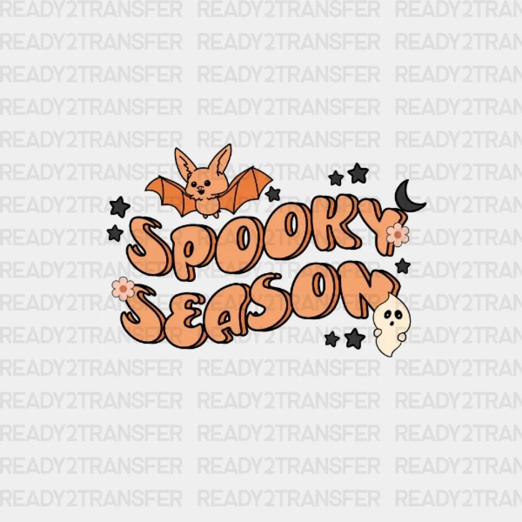 Spooky Season Orange DTF Transfer ready2transfer