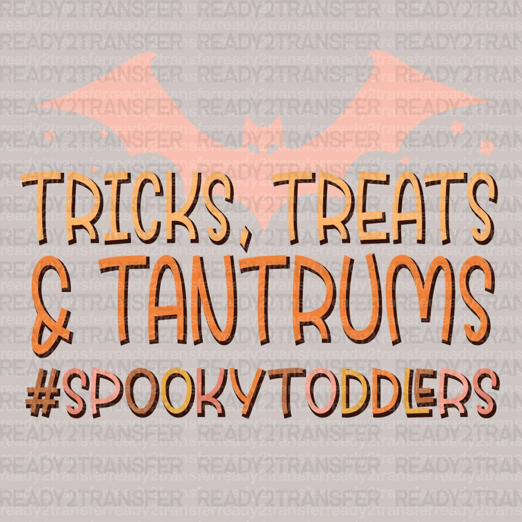 SPOOKY TODDLERS DTF Transfer ready2transfer