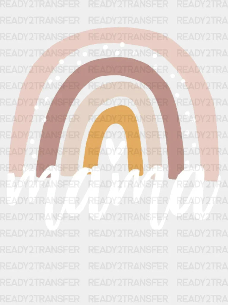 Spotted Heart Mama Dtf Transfer