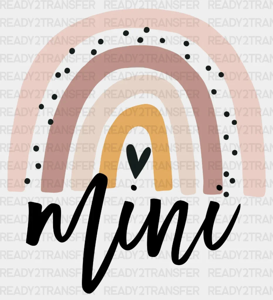 Spotted Heart Mini Dtf Transfer