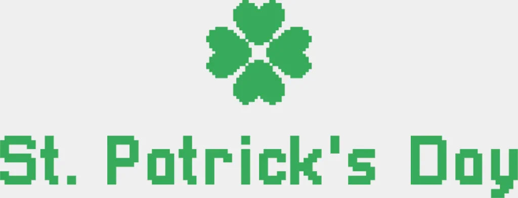 St. Patrick’s Day Black Green White - St. Patrick’s Day DTF Transfer Adult Unisex - S & M (10’’) / Green Color Design