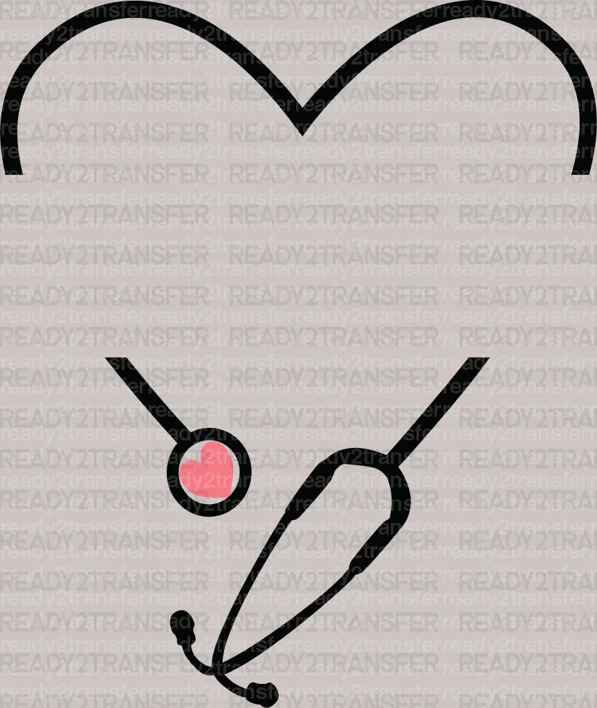 Stethoscope DTF Transfer ready2transfer