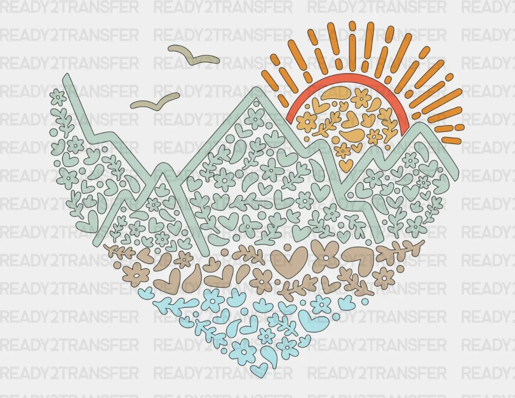 Sunshine Mountain Dtf Transfer