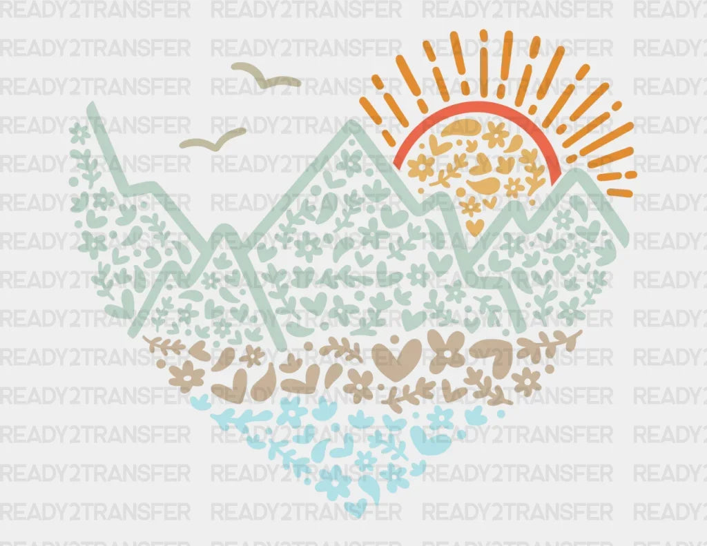 Sunshine Mountain Dtf Transfer