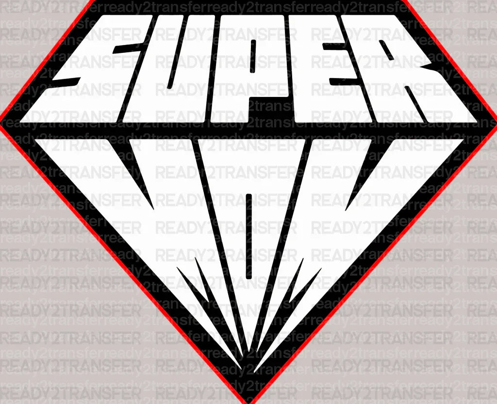 Super Mom Diamond DTF Transfer ready2transfer