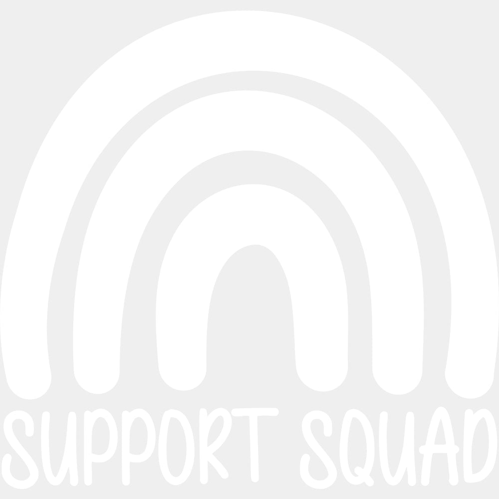 Support Squad, Black, White & Green - Lymphoma DTF Transfers ready2transfer Light Color Design (See Imaging)