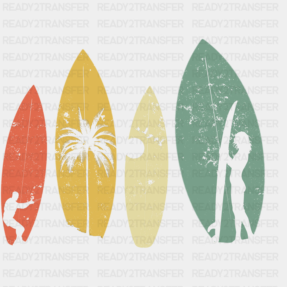 Surf Boards - Surfing DTF Transfers ready2transfer