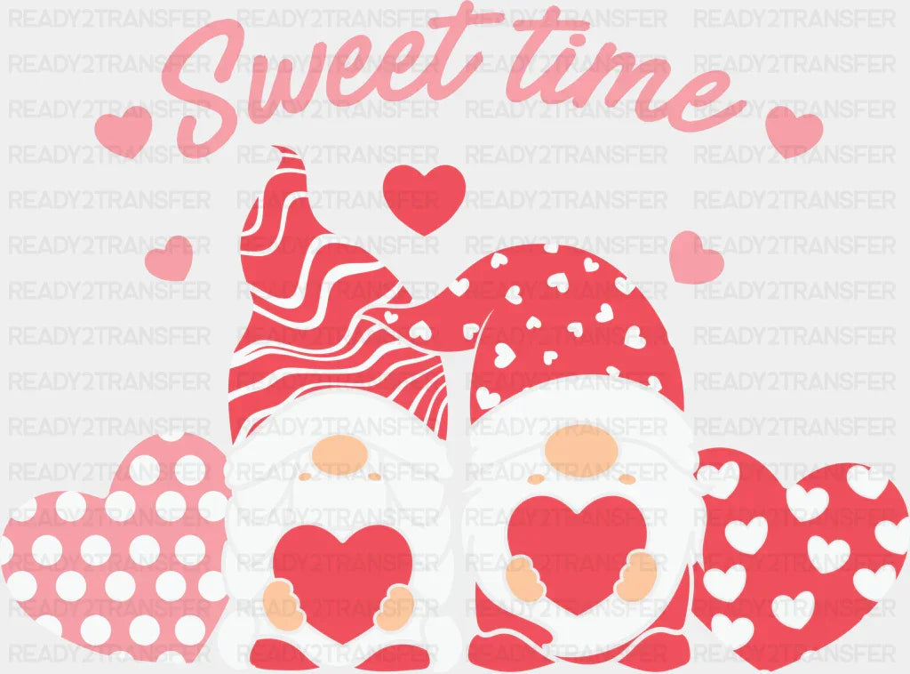 Sweet Time Gnomies Dtf Transfer