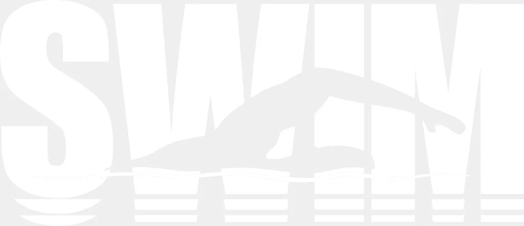 Swim B&W - Swimming DTF Transfer Adult Unisex - S & M (10’’) / Light Color Design (See Imaging)