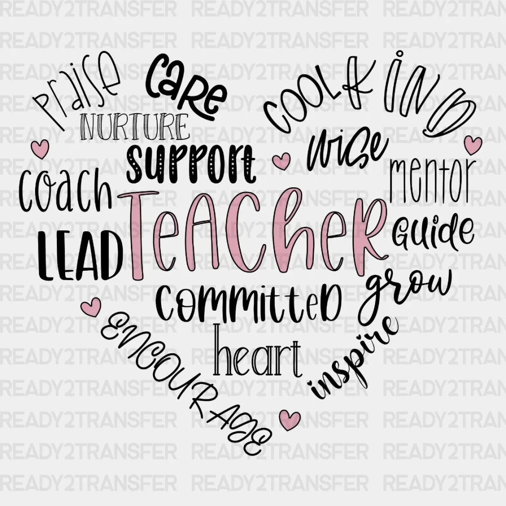 Teacher Feelings DTF Transfer ready2transfer