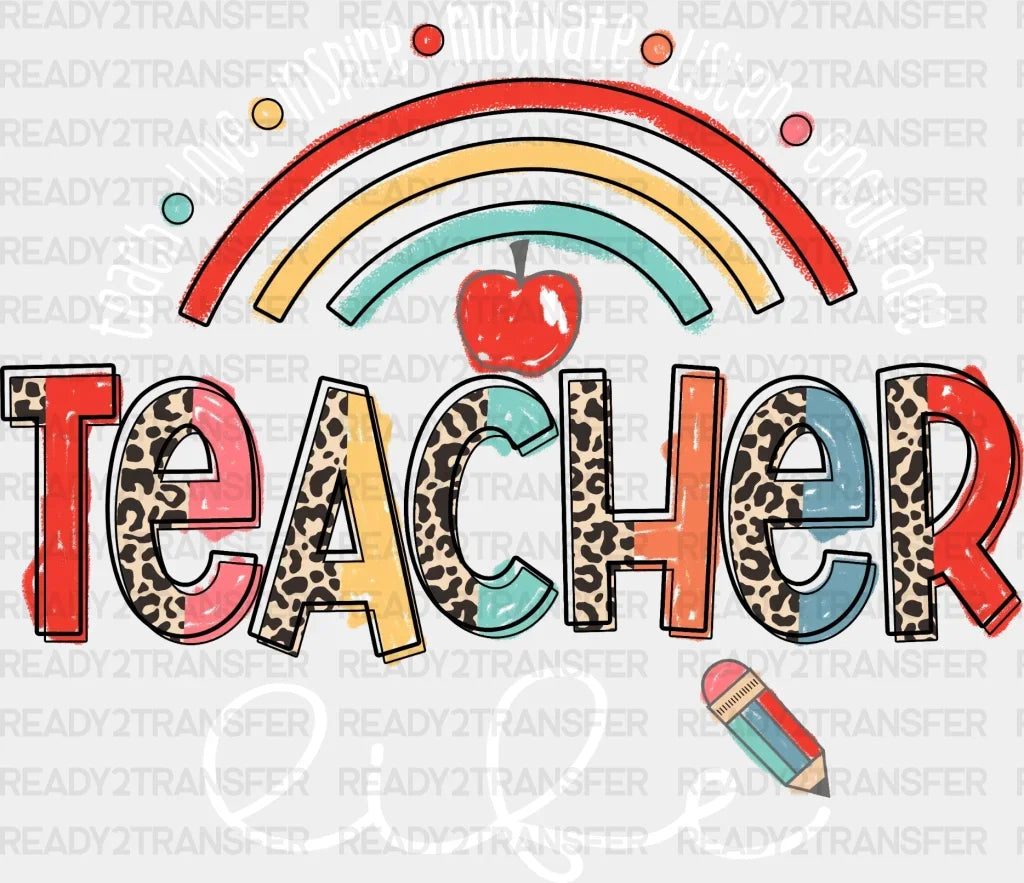 Teacher Life Motivate Dtf Transfer