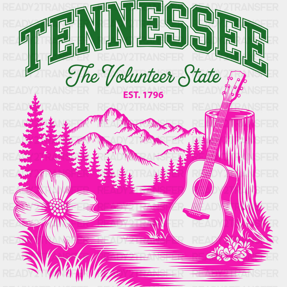Tennessee The Volunteer State - States & Cities DTF Transfer ready2transfer