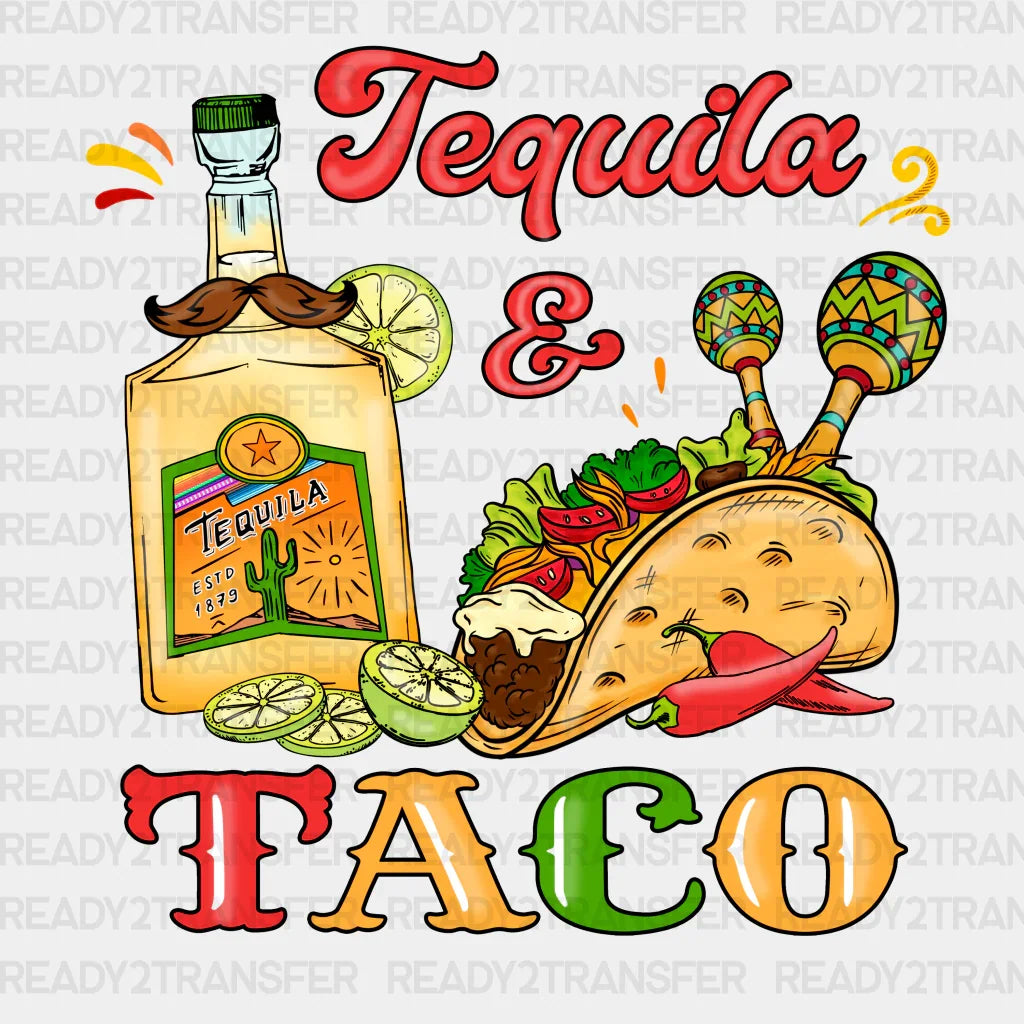 Tequila & Taco DTF Transfer