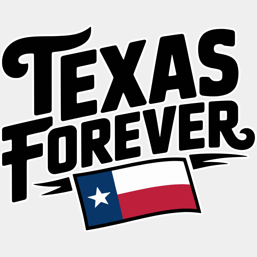 Texas Forever Design - States & Cities DTF Transfer ready2transfer Light Color Design (See Imaging)