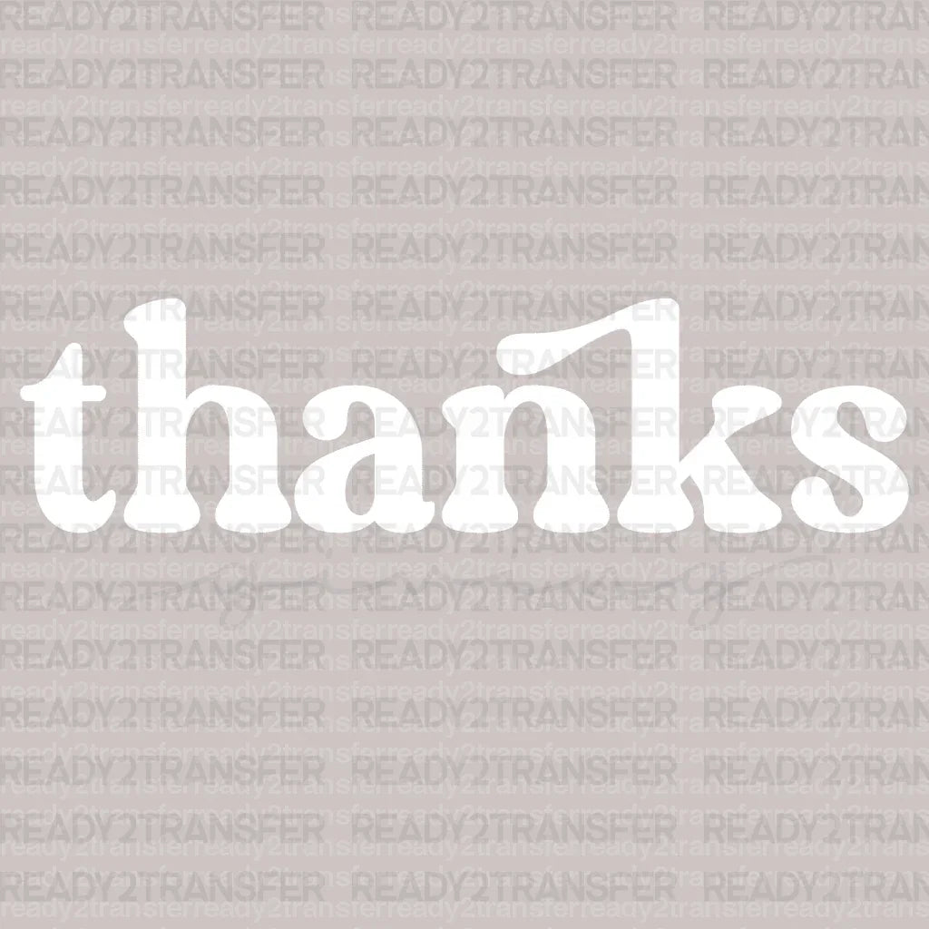 Thanks Giving DTF Transfer ready2transfer