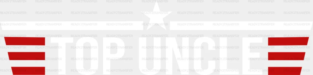 Top Uncle - Dtf Heat Transfer Adult Unisex S & M (10’’) / Light Color Design (See Imaging)