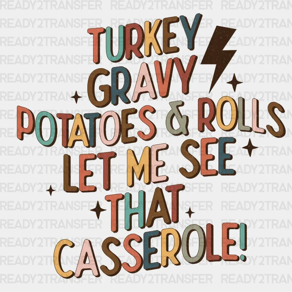 Turkey Gravy Dtf Transfer
