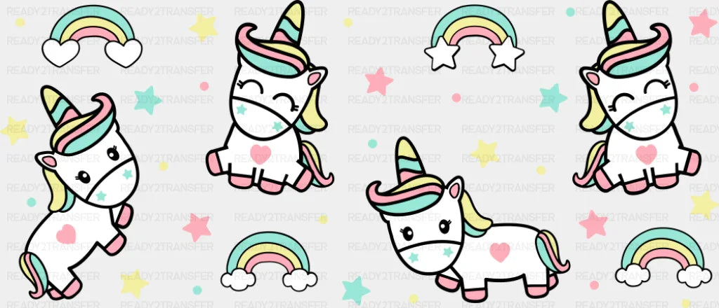 Unicorns - General Cup Wrap UV Sticker Permanent UV DTF Decal